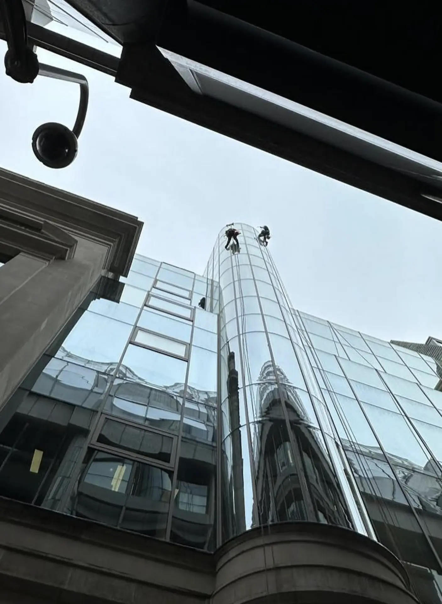 Clean glass aesthetic